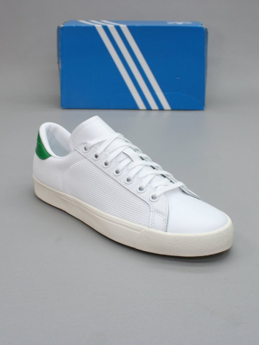 Adidas Men's 7 Rod Laver Vintage White Green Tennis/gym Sneakers Shoes - B24629